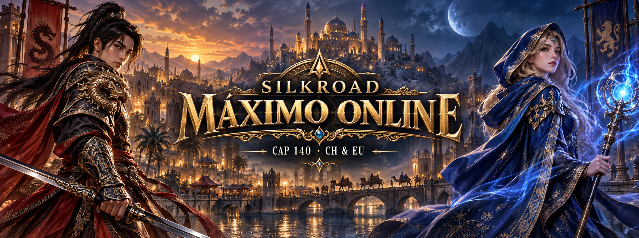 Silkroad Máximo Online: guerrero chino y maga europea
